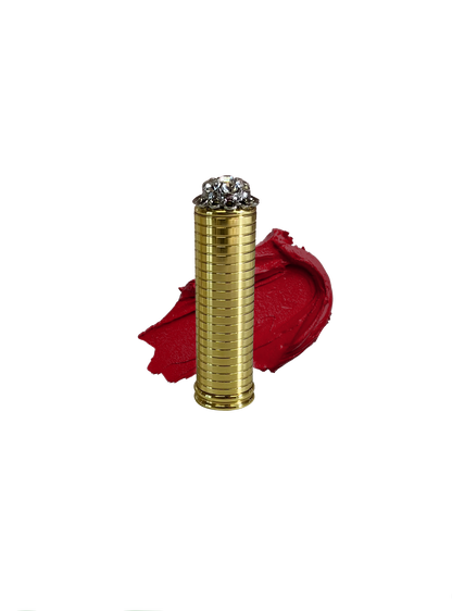 Happy Peppy Red Luxury Satin Lipstick - Lucille Ball Inspired Lipstick